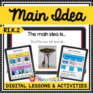 Main Idea and Details product cover